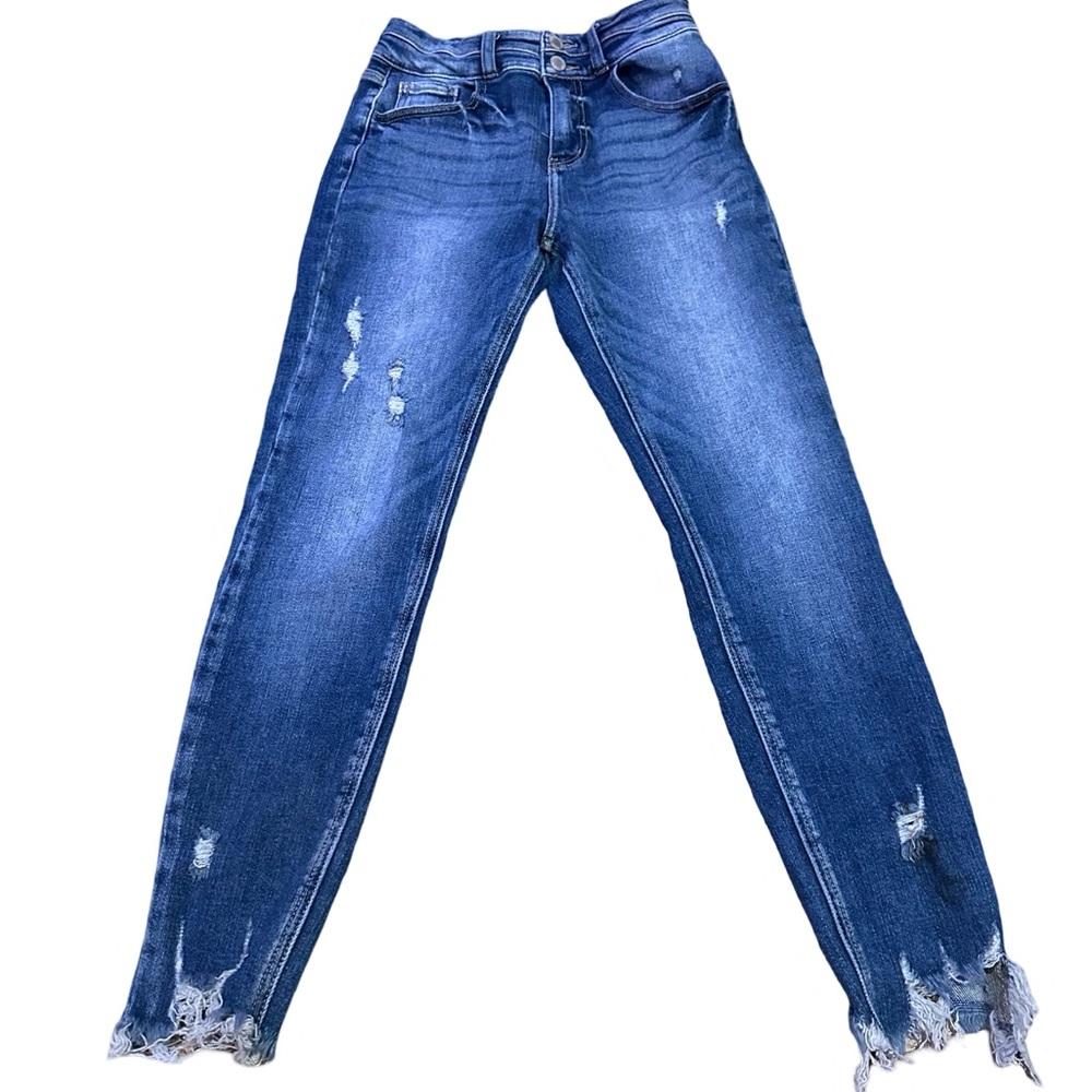 KanCan, women’s size 27, high waisted, jeans, blue, style Estilo vbk1876a